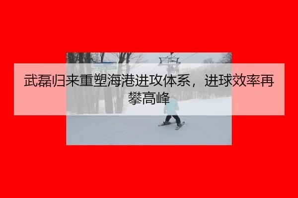 武磊归来重塑海港进攻体系，进球效率再攀高峰